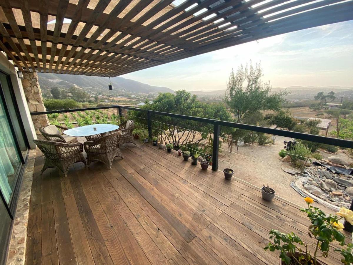 Chalet Nativo - Fabulous Terrace & Vineyard Valle de Guadalupe Exterior photo